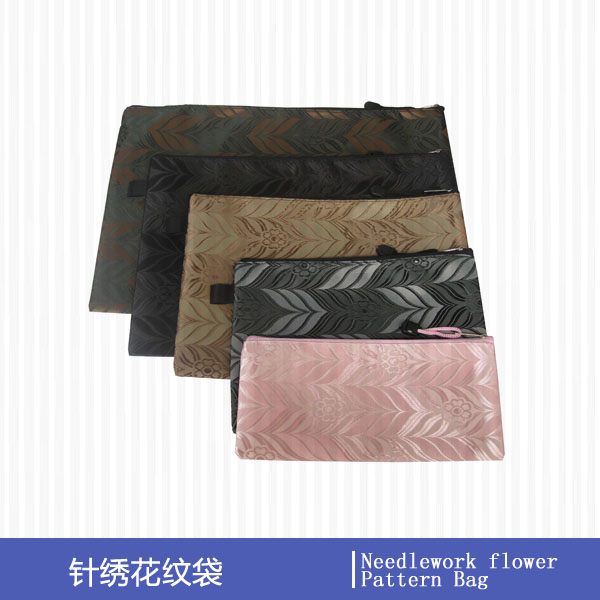 Needlework flower pattern bag 