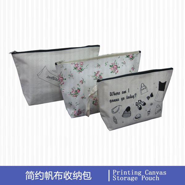 Printing Canvas Storage Pouch 