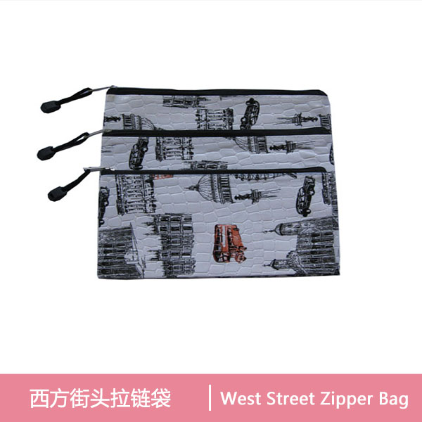 West Street Zipper Bag
