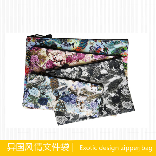 ļ Exotic design zipper bag