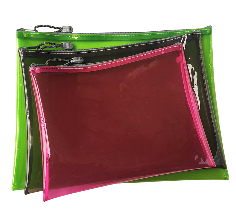Candy color EVA zipper bag