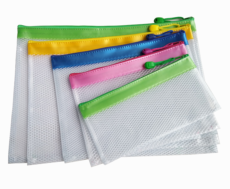 Assorted color PVC zipper bag
