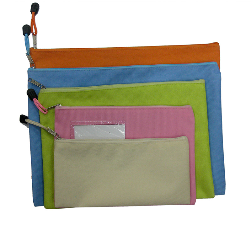 Colorful Jean Zipper Bag