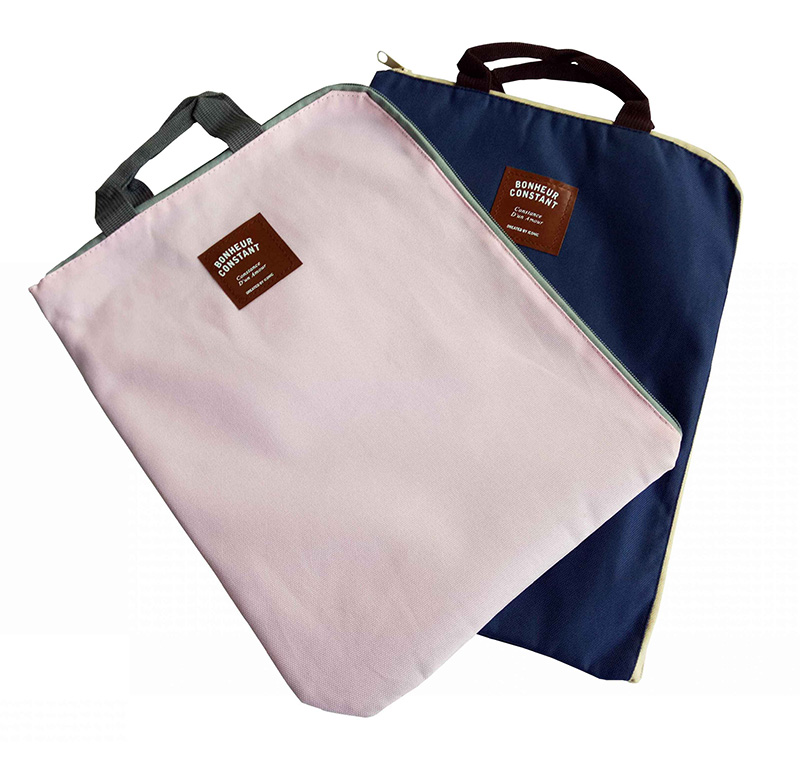 纯色牛津七字手提袋Pure color Oxford seven pattern handbag