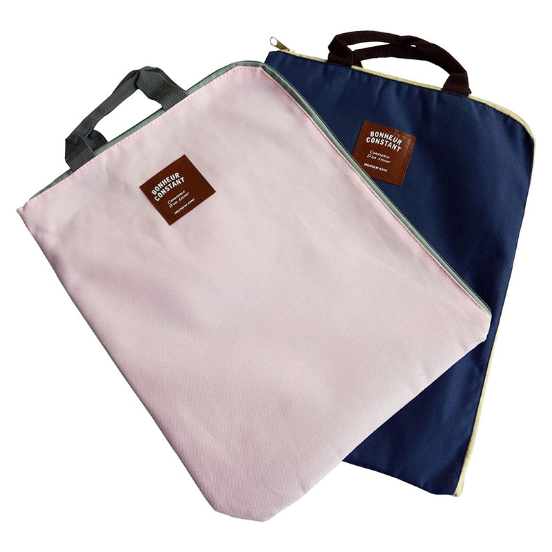 Pure color Oxford seven pattern handbag