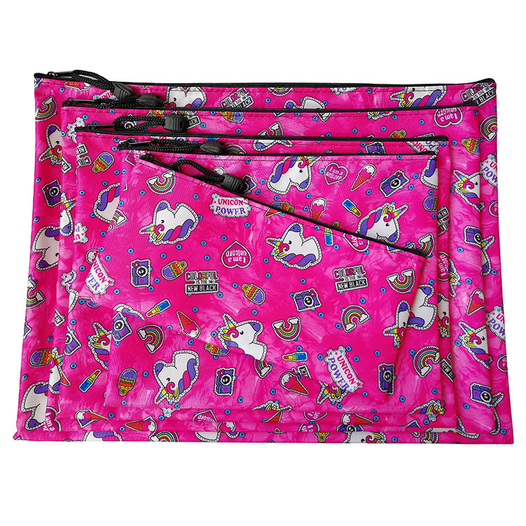 Colorful Unicorn Zipper Bag