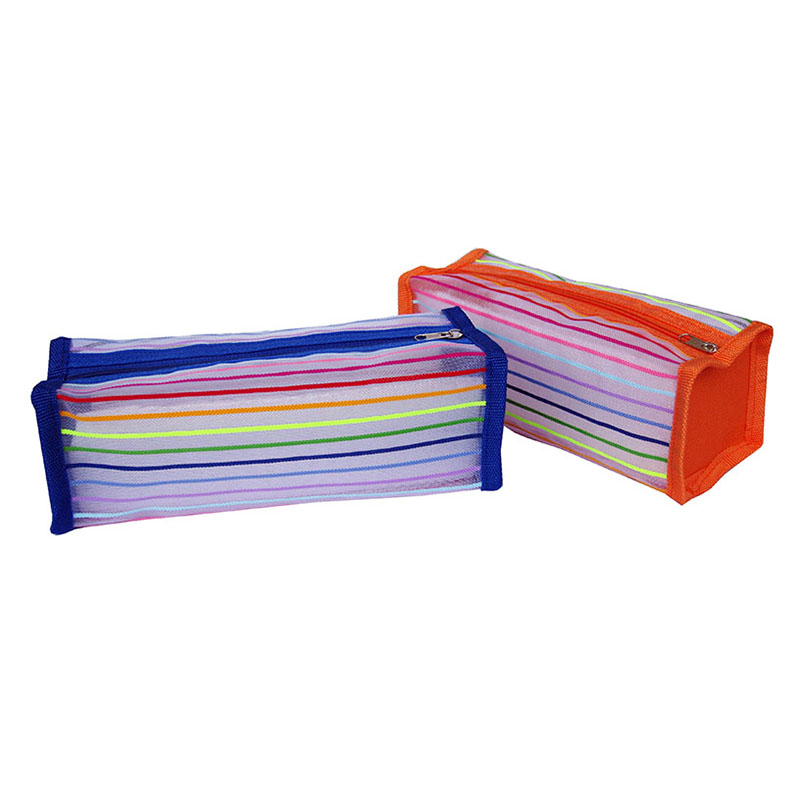 Nylon rainbow pencil case