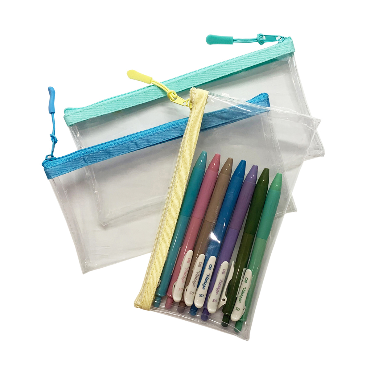 Super transparent EVA zipper bag