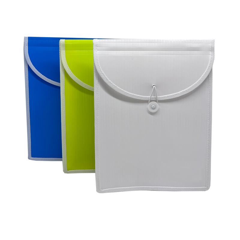 Colored PP Oxford Spliced 3D Document Bag