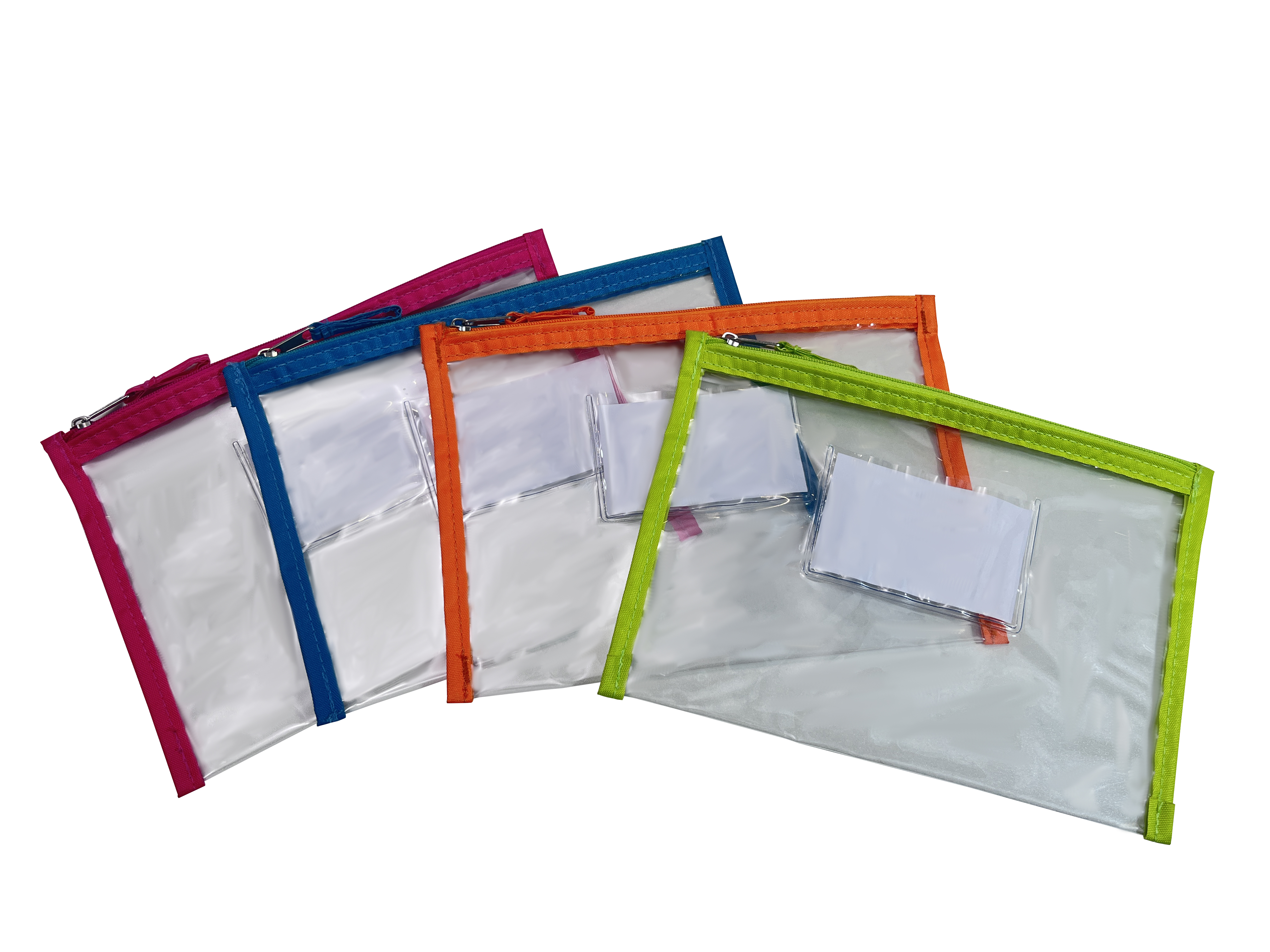 PVC polyester edging zipper bag