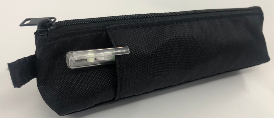Triangle pencil bag