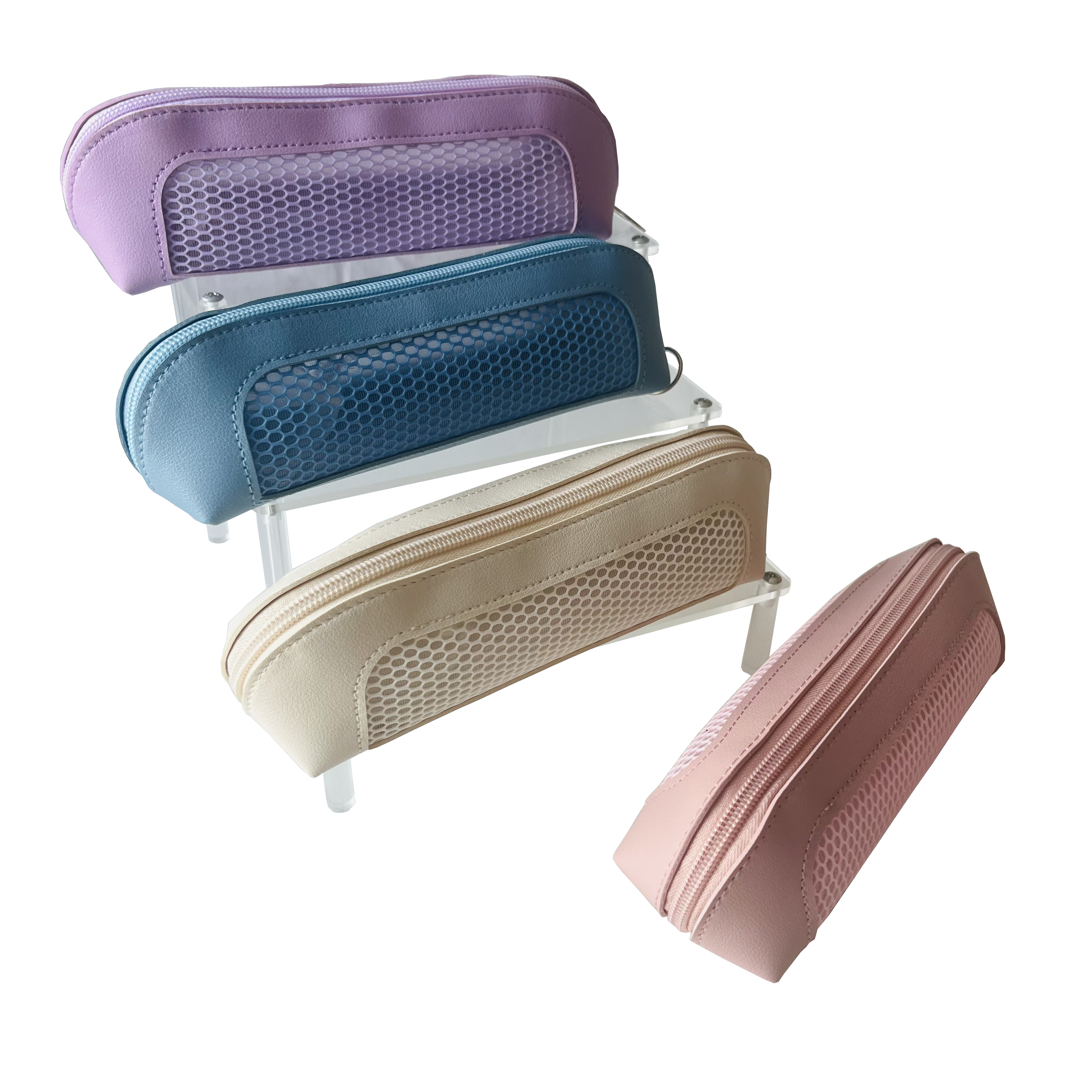 Simple large-opening pen case